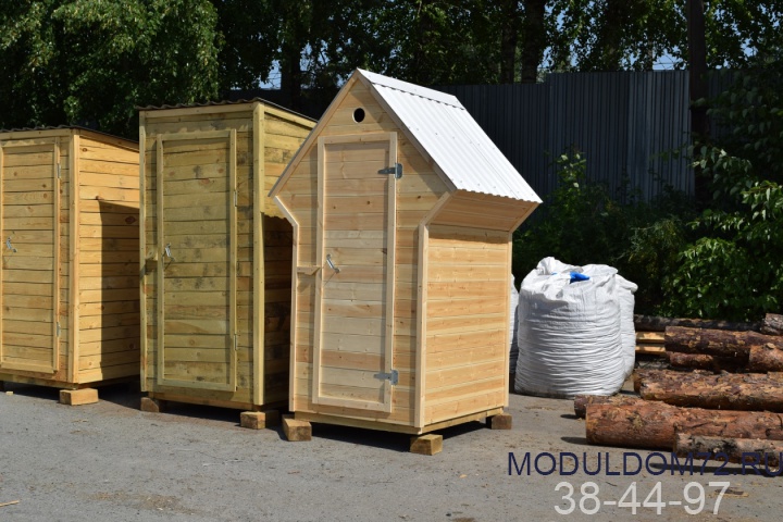 Деревянный туалет из вагонки №7 1х1,2м купить недорого в Тюмени от производителя. Цены, фотографии, размеры, комплектации, каталог, изготовление