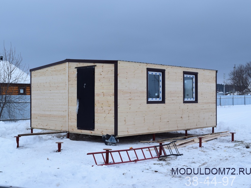 Модульный дом МД-001 6х4,9м в комплектации Комфорт